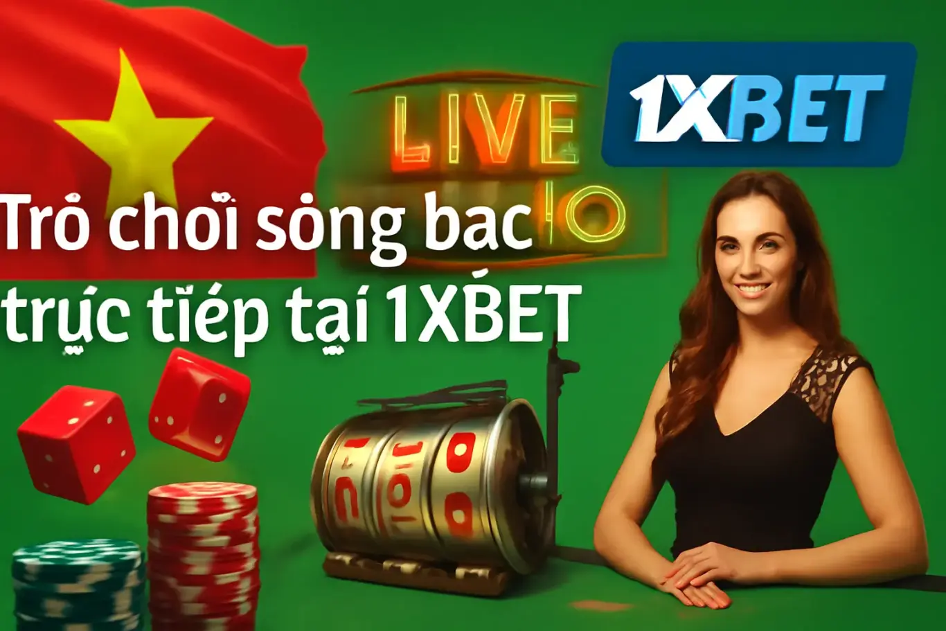 Live casino games at 1XBET